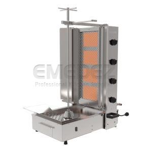 Aparat Kebap Gaz 4 arzatoare si Motor Jos - Inoksan 