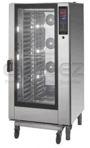 Cuptor electric gastronomie, seria PLUS GASTRO, capacitate 20 tavi gn 1/1, panou de comanda programabil, spalare automata, 37kw, 86x99.8x186cm