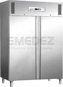 Frigider profesional vertical inox, cu 2 usi, capacitate 1325litri, 148x83x201cm, freon R290, Forcar, model G-GN1410TN, AISI 304