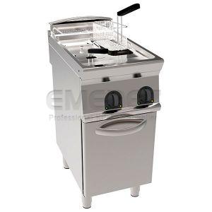 Friteusa electrică cu 2 cuve independente, capacitate 8+8litri, putere 14kw, 40x70x85cm 