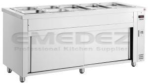 Bain Marie cu dulap cald fara vitrina MHV714 GN 1/1 141x70x86