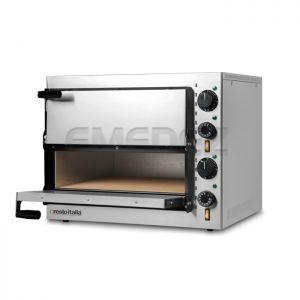 Cuptor electric pizza seria Linea Small 2x Ø 33 cm cu usa inox plina 