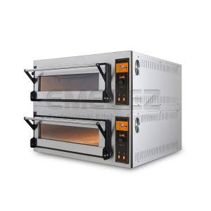  Cuptor electric pizza seria TR D 66 12x Ø 40 cm cu usa inox+sticla