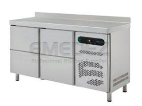 Masa de lucru inox refrigerata cu 4 sertare 290 litri 134.2x70x85