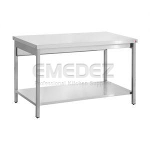 Masa de lucru Inox cu 1 polita inferioara ,demontabila  139x70x87cm