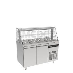 Vitrina rece salatbar ZQF99 136x70x131.5cm