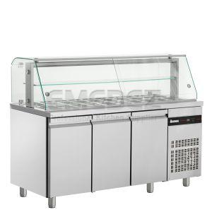 Vitrina rece salatbar ZQF999- 181x70x131.5cm