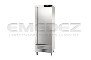 Congelator vertical profesional din inox cu 2 usi 1/2  600 litri 69.3x72.6x206.7cm