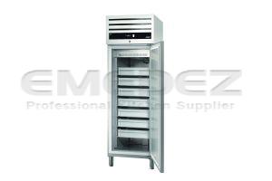 Frigider profesional vertical din inox pentru peste cu 1 usa 600 litri 76x72.9x200.5cm