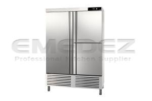 Frigider vertical profesional din inox cu 3 usi 1200 litri 138.8x72.6x206.7cm