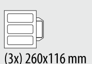 Stanta nr.3 pentru caserola 260x116mm compatibil TSAVG-FIMAR