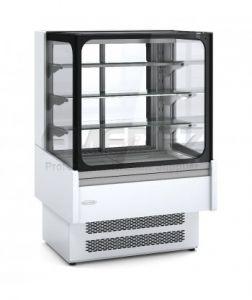 Vitrina refrigerata pentru prajituri cu geam drept 130x73x137.9cm