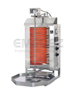 Aparat kebap shaorma electric cu 4 rezistente si motor sus, capacitate 15kg, Potis model E2S