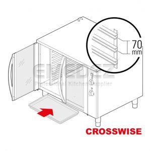 Dospitor electric cu 7 Tavi gn 1/1, 2 uși de sticla, 89x67x84.5cm