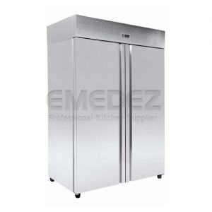 Frigider vertical inox profesional, cu 2 uși, 1400lt, 140x78x206cm