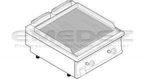 Gratar gaz total striat model de banc 80x70x28cm