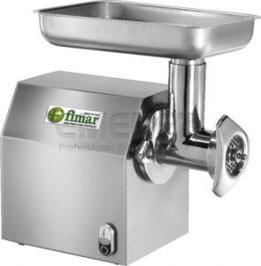 Masina de tocat carne profesionala, corp inox, trifazata, nr.12, 0.75KW, grup de taiere din inox, capacitate 100-160kg/h, 44x27x45cm, gura alimentare 52mm