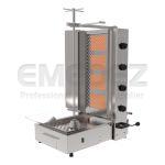 Aparat Kebap Gaz 4 arzatoare si Motor Jos - Inoksan 