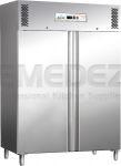 Frigider profesional vertical inox, cu 2 usi, capacitate 1325litri, 148x83x201cm, freon R290, Forcar, model G-GN1410TN, AISI 304