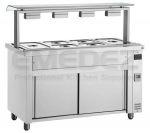 Bain Marie cu dulap cald si geam dublu MQV714 GN 1/1 141x70x130