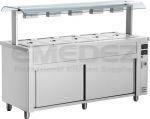 Bain Marie cu dulap cald si geam dublu MQV718 GN 1/1 179.5x70x130