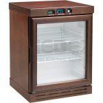 Frigider pentru vin cu sistem refrigerare static usa sticla wenge 64x61x87