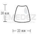 Masina cuburi gheata 18 grame capacitate  25 kg/ 24h  36.5x49.5x60