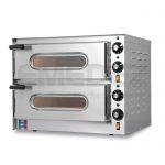 Cuptor electric pizza seria Small G 2x Ø 33 cm cu usa inox+sticla