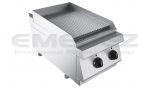 Gratar grill electric de banc cu placa striata 40x73x30 