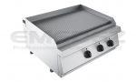 Gratar grill electric de banc cu placa striata 80x73x30 