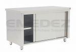 Masa de lucru inox  tip dulao cu usi glisante EGS719/A 189x70x92