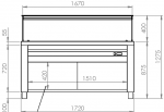 Bainmarie cu dulap inchis 5 gn 1/1 NIKI INOX model MM ED 172G