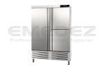 Congelator vertical profesional din inox cu 1 usa si 2 usi 1/2 1200 litri 138.8x72.6x206.7 