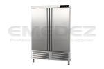 Congelator vertical profesional inox cu 2 usi 1200 litri 138.8x72.6x206.7 