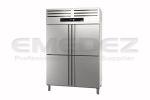 Congelator vertical profesional inox cu 4 usi 1/2 GREEN LINE 1400 litri 131.8x80x201.5cm