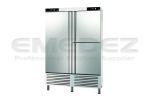 Dulap frigorific profesional din inox cu 1 usa mare + 2 usi 1/2 si congelator  1200 litri 138.8x72.6x206.7cm