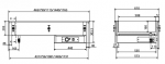 Vitrina servire calda bainmarie incorporabila 5 gn 1/1 176.5x61x30.4cm