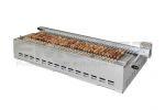 Gratar carbune pentru souvlaki / frigarui cu 1 nivel model de banc 124x47x30cm