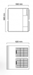 Masina cuburi de gheata model M192 205kg/24h racire pe apa ICEMATIC 56x62x66cm