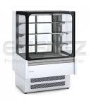 Vitrina refrigerata pentru prajituri cu geam drept 130x73x137.9cm