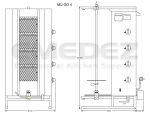 Aparat kebap shaorma gaz cu 4 arzatoare si motor in spate, capacitate 70kg, Potis