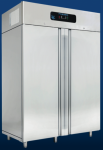 Congelator inox vertical cu 2 uși 1400lt, demontabil, 144x85x213cm