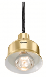 Lampa Infrarosu pentru păstrare mâncare la cald cu pendul, culoare gold lucios IWL250D GO