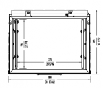 Masina profesionala pentru vidat cu 2 bari de sigilare 58.1cm+58.1cm suport inclus 63m3/h 96x75.7x99.8cm