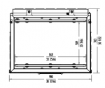 Masina profesionala pentru vidat cu 2 bari de sigilare 84.8cm+84.8cm suport inclus 63m3/h 96x75.7x99.8cm