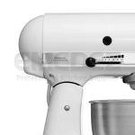 Mixer KitchenAid de uz casnic, model Classic, culoare alba, cap rabatabil, capacitatea de 4.30 litri, putere 275 W