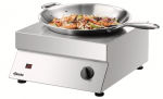 Plita profesionala electrică cu inducție pentru wok cu geam ceramic EuroKera, 3.5kw 230V, 40x45.5x18cm