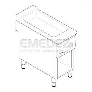 Bain-Marie  electric cu suport inchis  4x GN 1/3  40x90x90