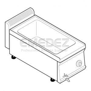 Bain-Marie  electric de banc GN 1/1  35x70x28 