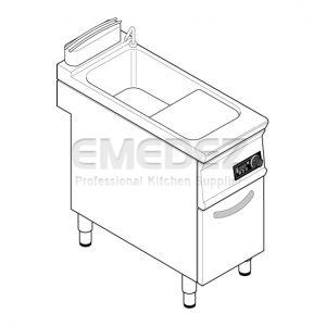 Bolitor paste electric control digital 1 cuva cu suport inchis GN 1/1  40x90x90 